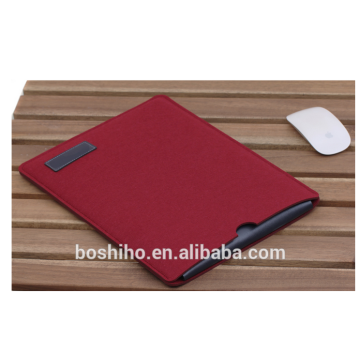 2016 hot sale Felt Sleeve Carrying bag Ultrabook Laptop bag case for Apple Macbook Red